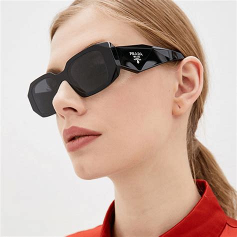 prada pr 17ws women's square sunglasses|Prada Symbole Rectangular Women's Sunglasses, PR 17WS.